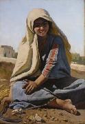 Charles Verlat The Girl from Bethlehem France oil painting artist